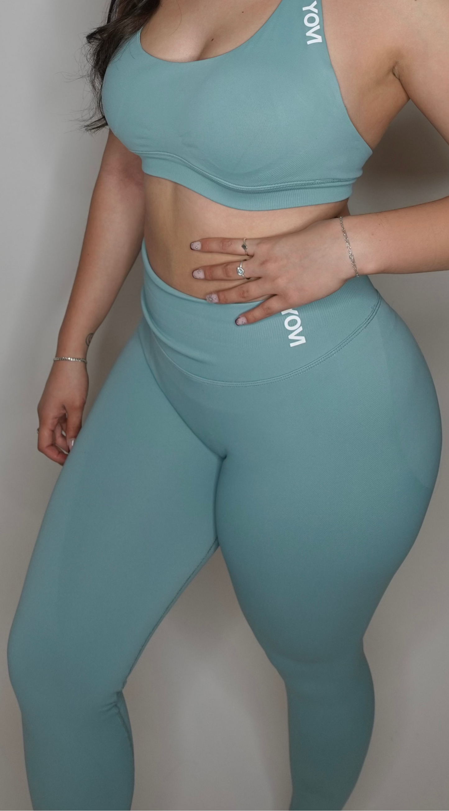 green leggings